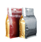 zamykana laminowana blokada z folii aluminiowej dno płaskie żywność Plastikowa torebka do pakowania kawy 500g 1kg z zaworem